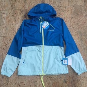 Columbia Water-Resistant Windbreaker Blue XS